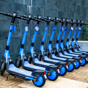 Bulk Commercial-Grade Pre-Owned Shared Blue Electric Scooter
