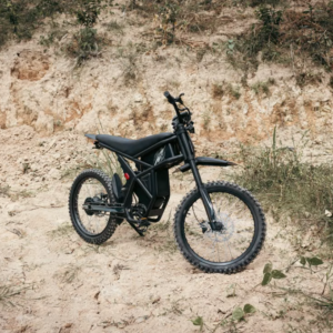 Pre-owned All-Black Off-Road Style E-Bike – Mountain-Climbing E-Assist Bike / Light Off-Road Two-Wheeler