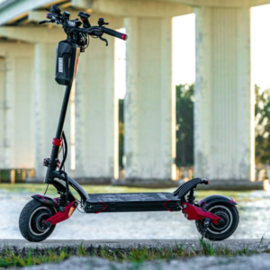 High-Performance Red & Black Off-Road Style Pre-Owned Electric Scooter